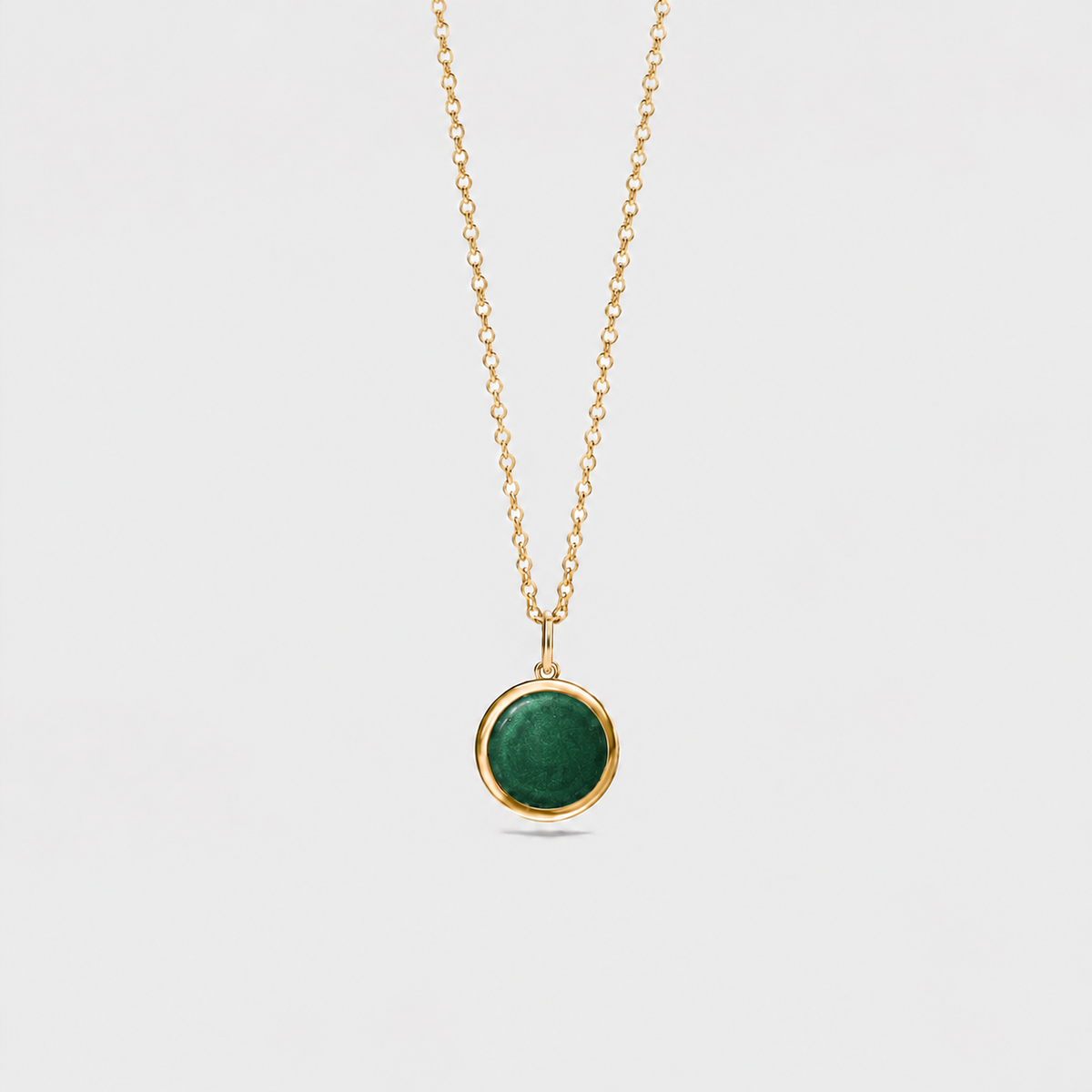 Emerald Green Memory Tap Necklace
