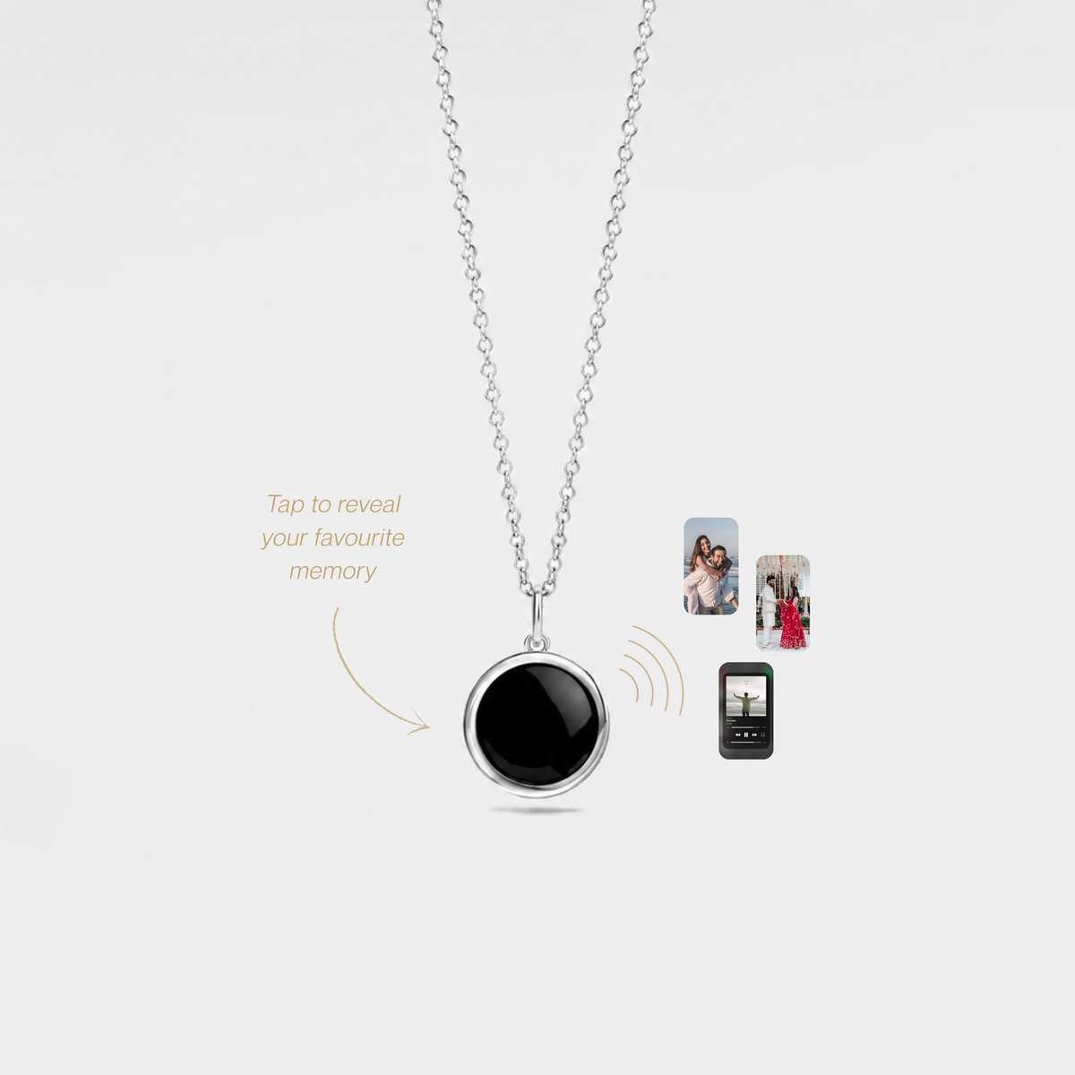 Midnight Memory Tap Necklace