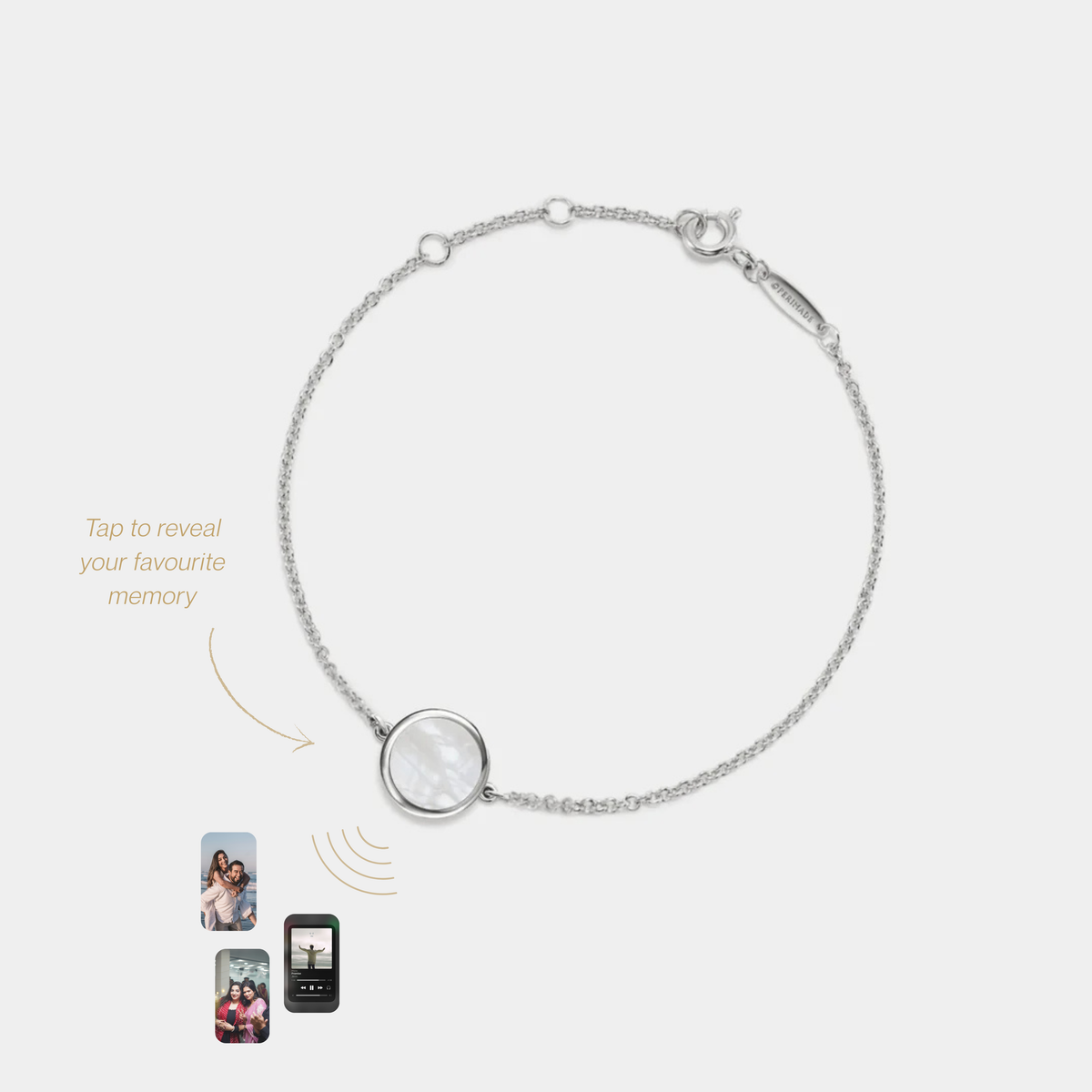 Classic Pearl Memory Tap Bracelet