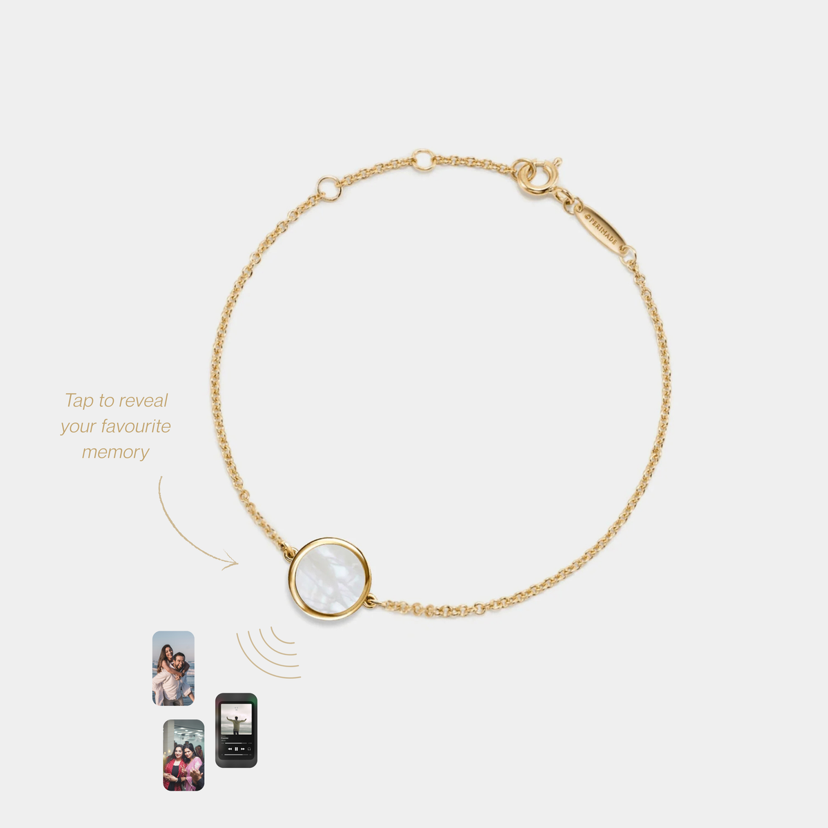 Classic Pearl Memory Tap Bracelet
