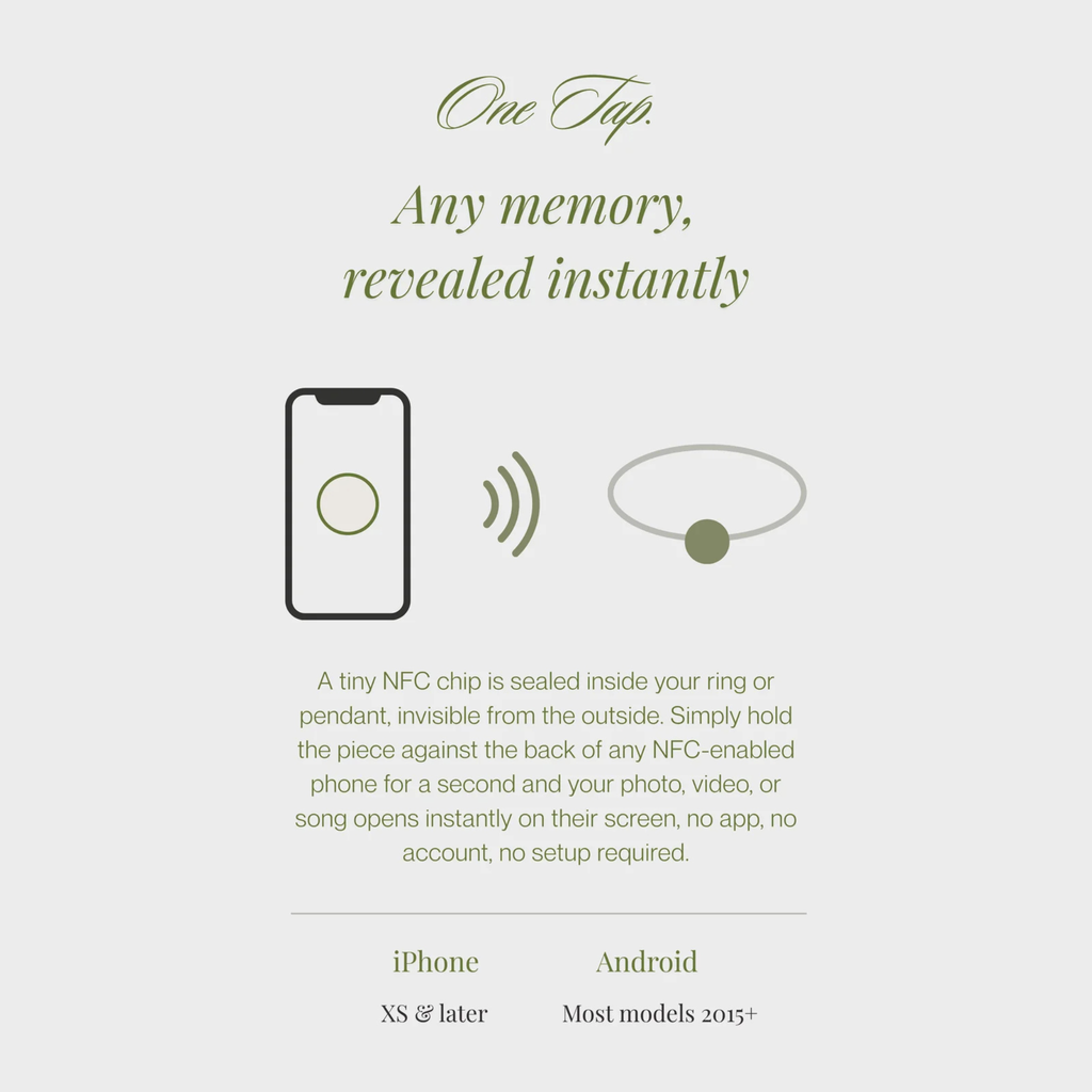 Galaxy Memory Tap Necklace