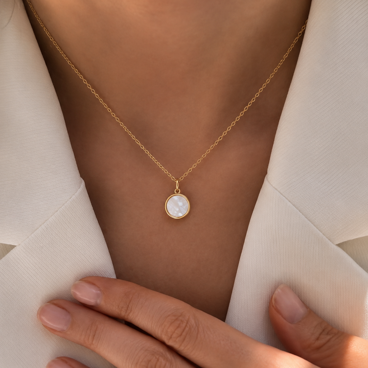 Classic Pearl Memory Tap Necklace