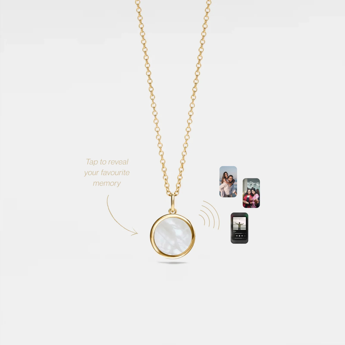 Classic Pearl Memory Tap Necklace