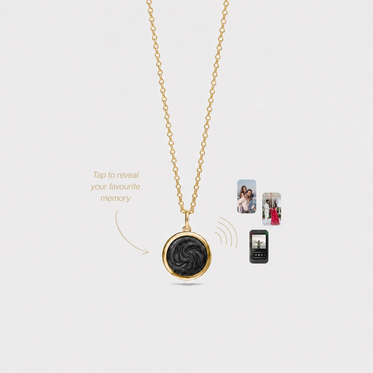 Galaxy Memory Tap Necklace