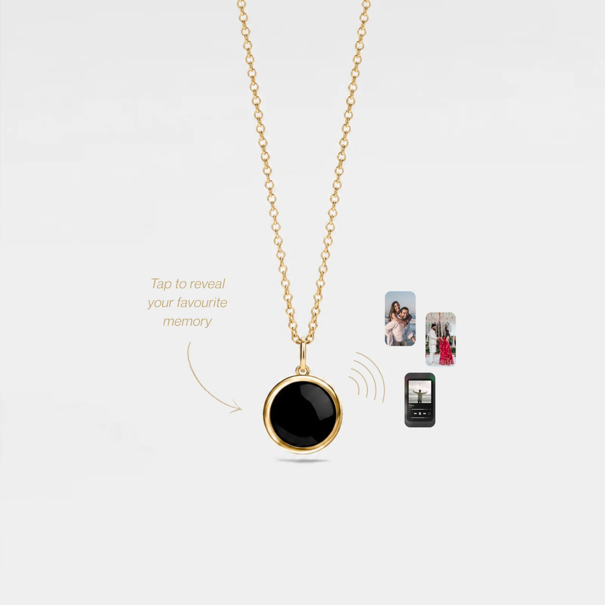 Midnight Memory Tap Necklace